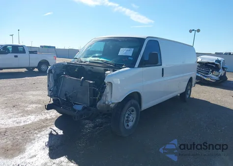 2014 Chevrolet Express 2500 Work Van из США, поврежденный, VIN 1GCWGGCA2E1212211